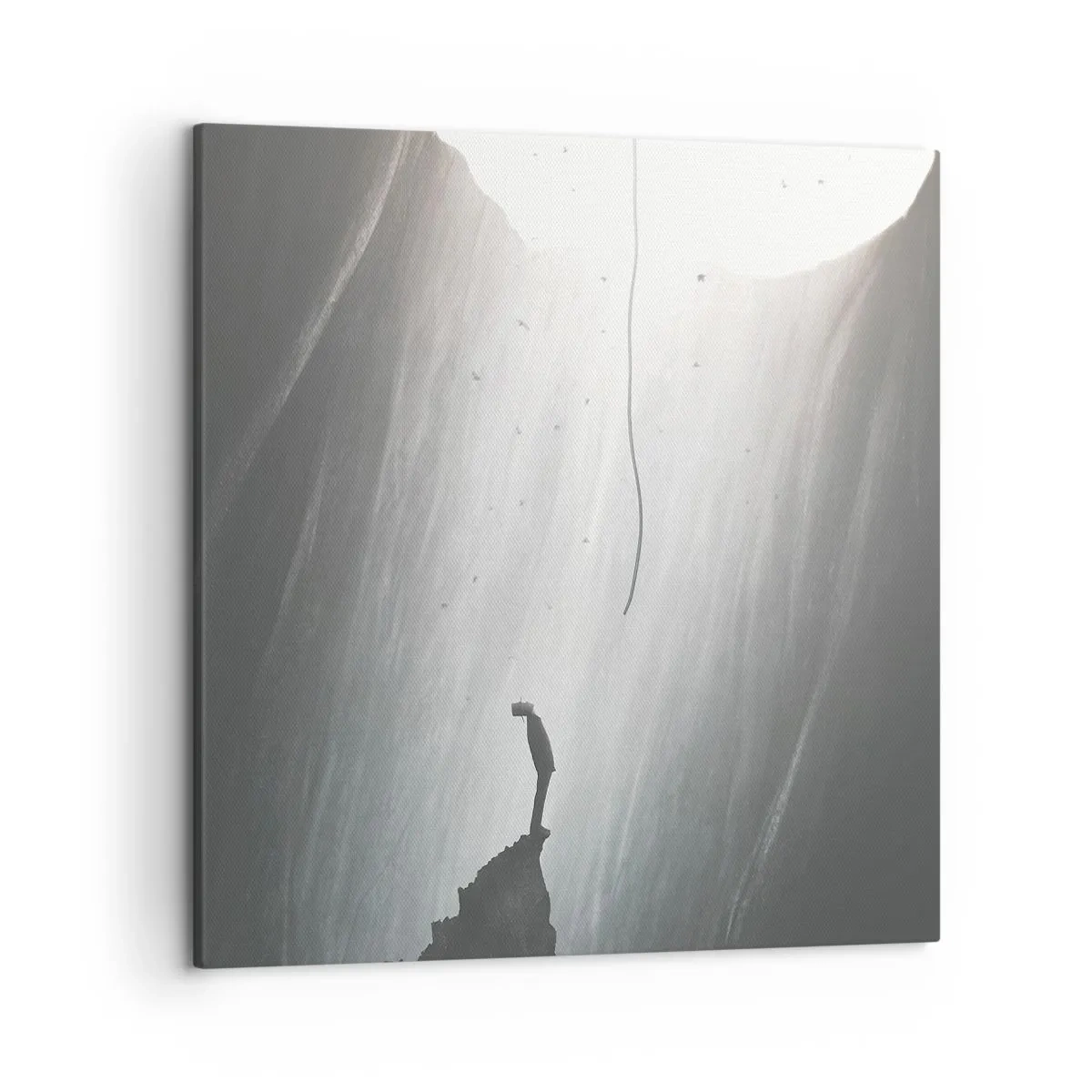 Schilderen op canvas - Er is altijd een uitweg - 50x50 cm