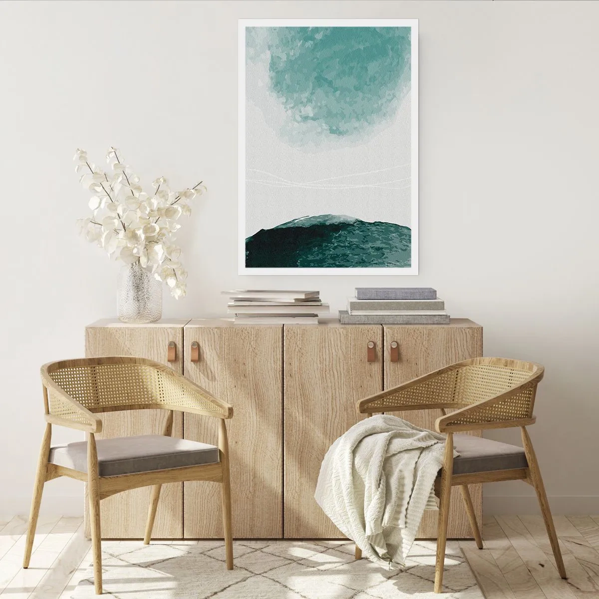 Poster - Ontmoeting met de mist - 61x91 cm