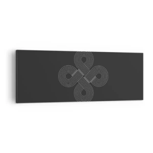 Schilderen op canvas - In de Keltische geest - 140x50 cm