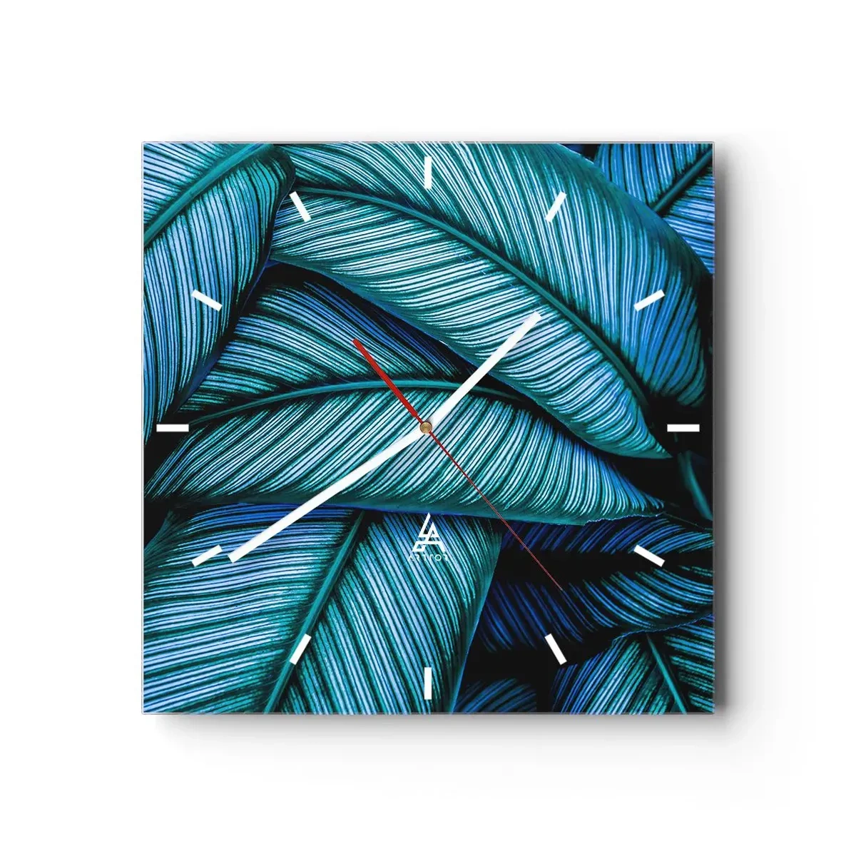 Wandklok - Klok - Levens lijnen - 40x40 cm