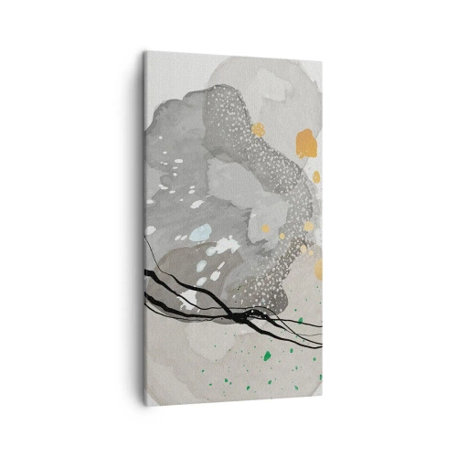 Schilderen op canvas - Organische compositie - 45x80 cm