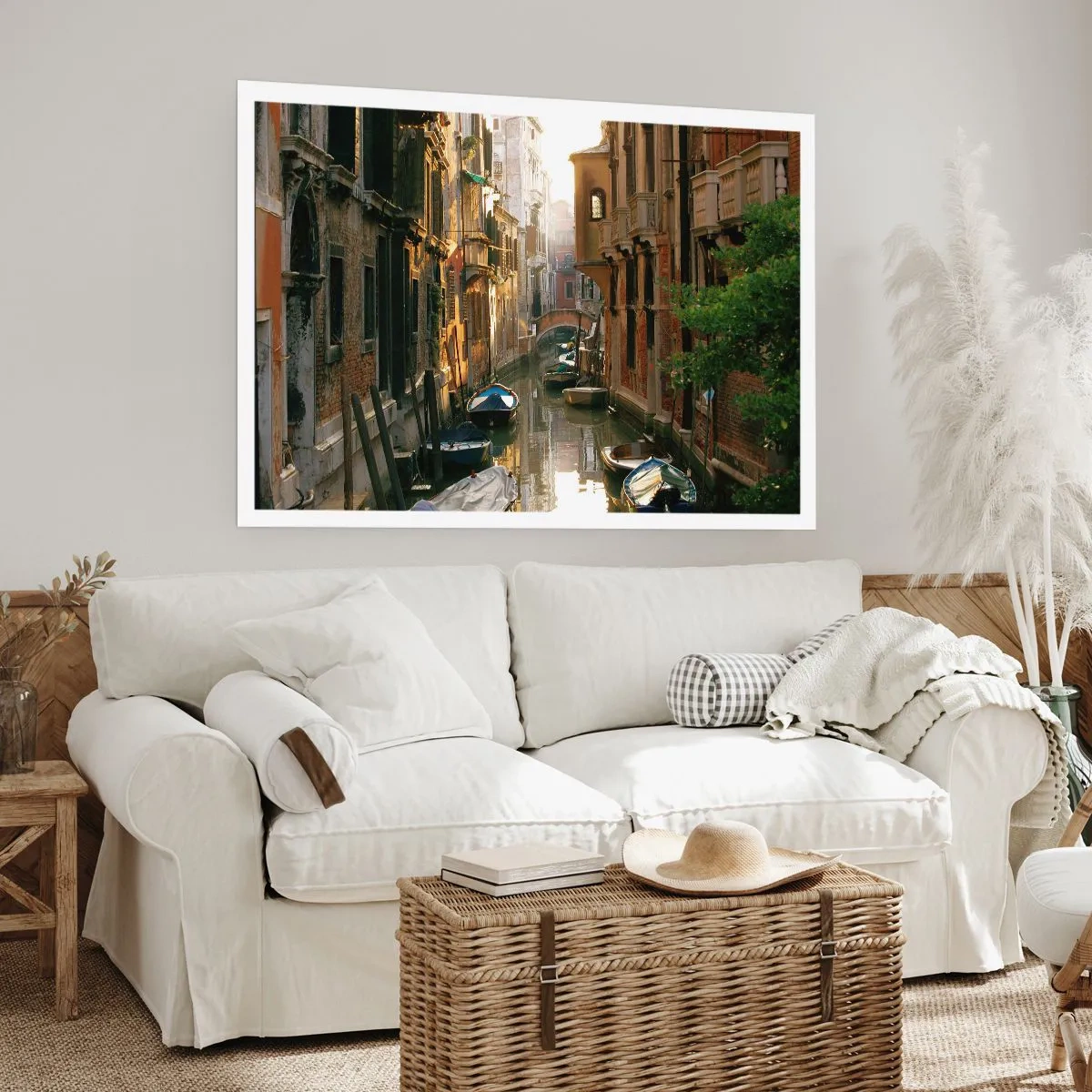 Poster - In een Venetiaans steegje - 100x70 cm