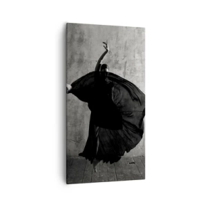 Schilderen op canvas - Gepassioneerde riem - 55x100 cm