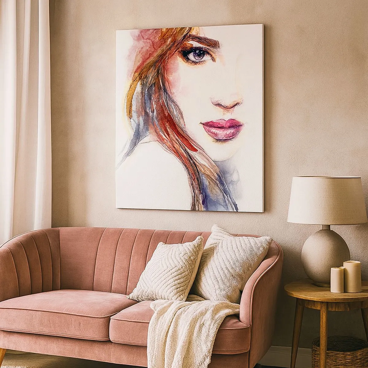 Schilderen op canvas - Vademecum - volg mij - 30x30 cm