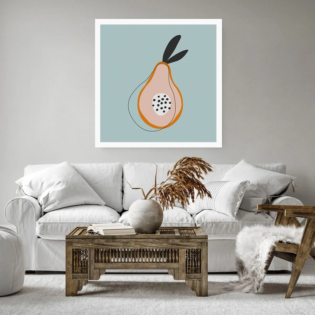 Poster - Doordringen in de aard van de dingen - 50x50 cm