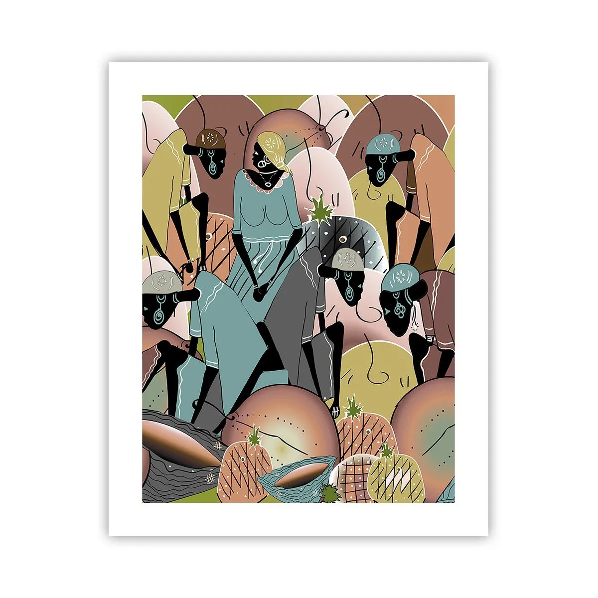 Poster - Er komt een geweldige vakantie aan - 40x50 cm