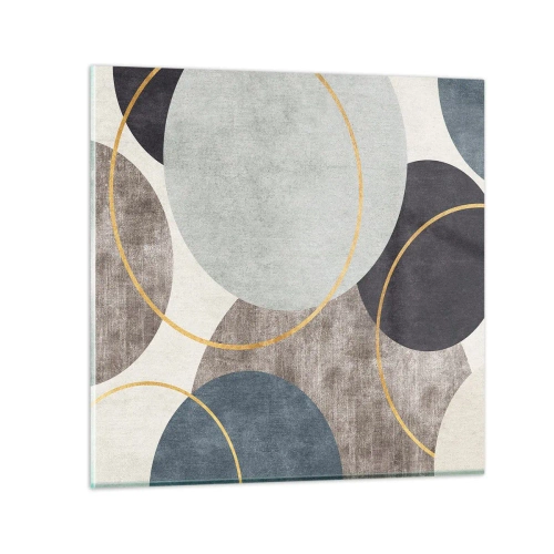 Schilderen op glas - Wiel voor wiel - 60x60 cm