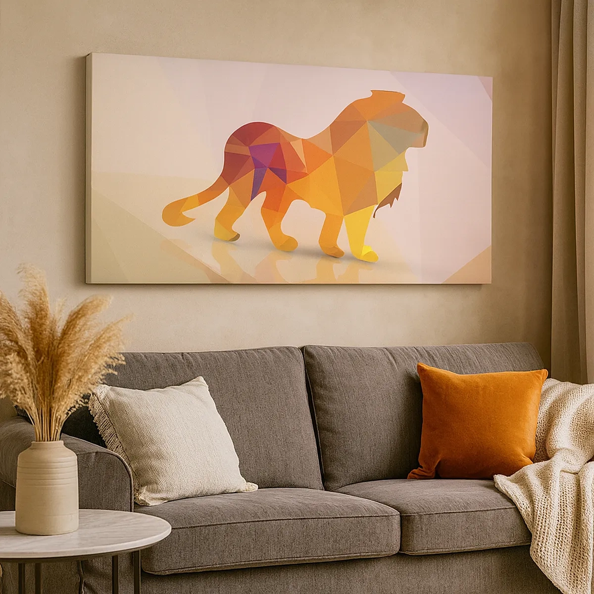 Schilderen op canvas - De diamanten koning - 30x30 cm