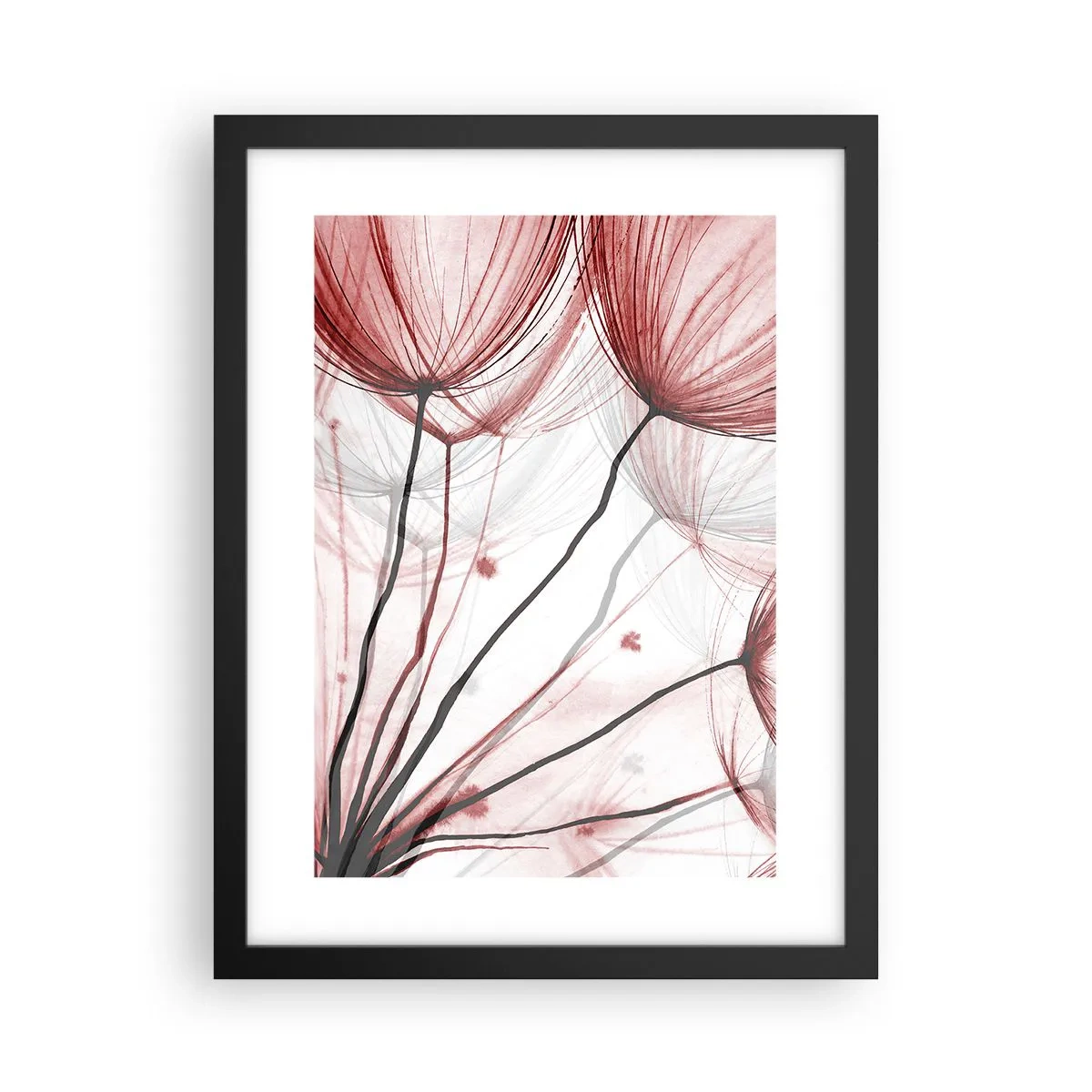 Poster in een zwarte lijst - Vóór het vertrek - 30x40 cm