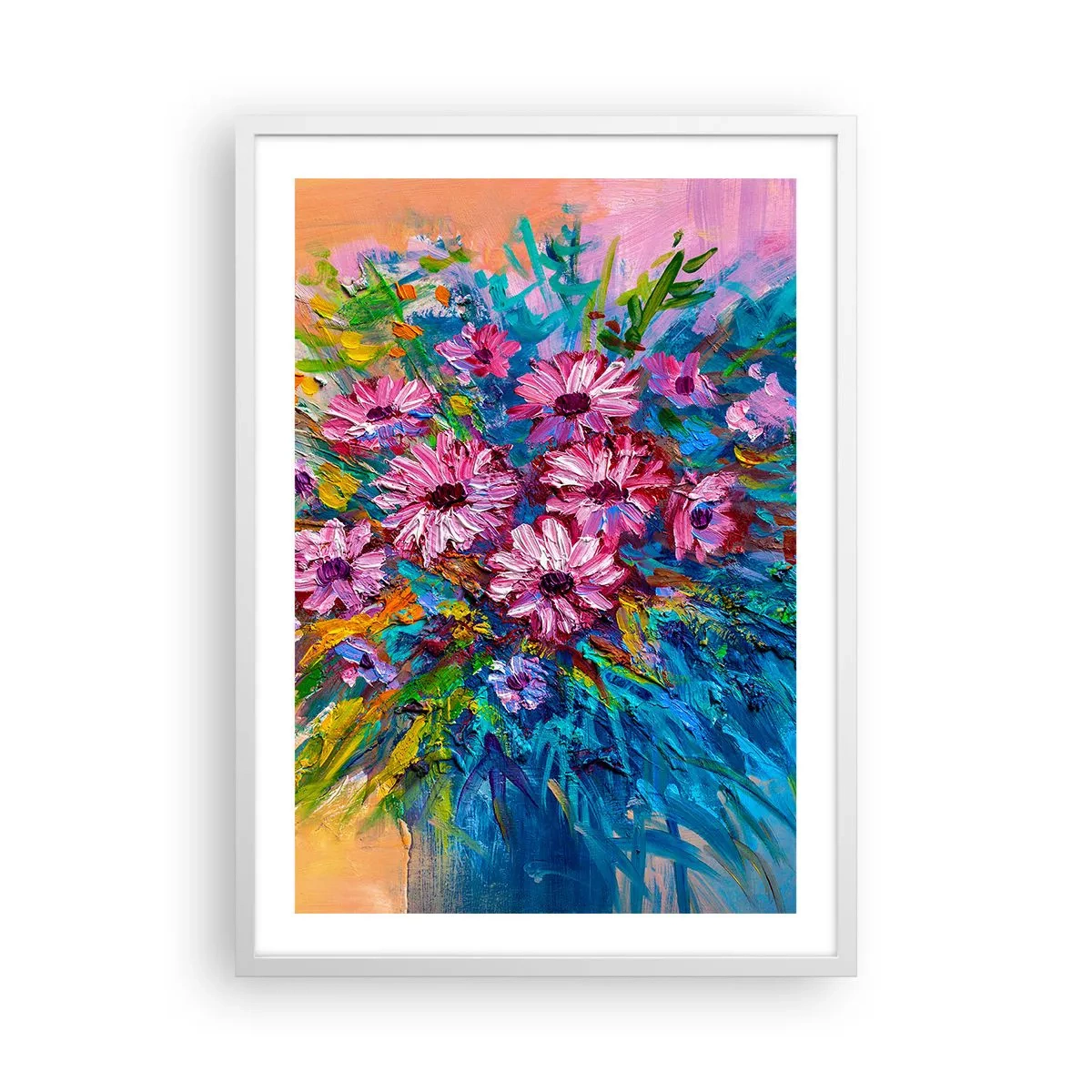 Poster in een witte lijst - Levensenergie - 50x70 cm