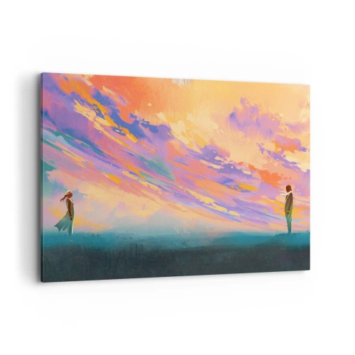 Schilderen op canvas - Aantrekkingskracht - 100x70 cm