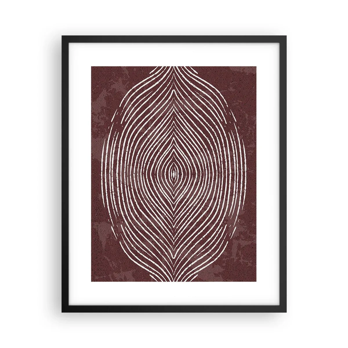 Poster in een zwarte lijst - De ruimte spreekt - 40x50 cm