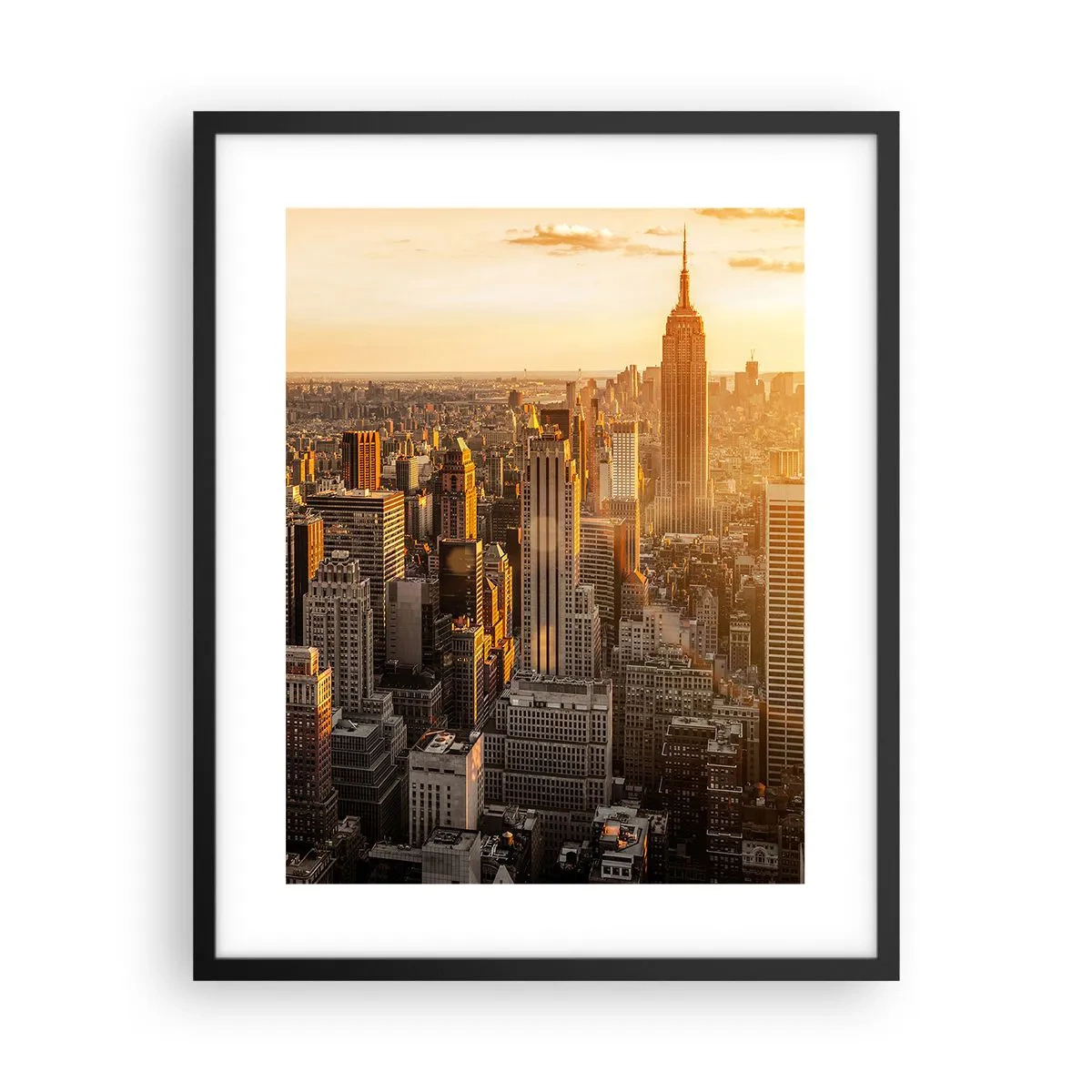 Poster in een zwarte lijst - Groeien in de zon - 40x50 cm