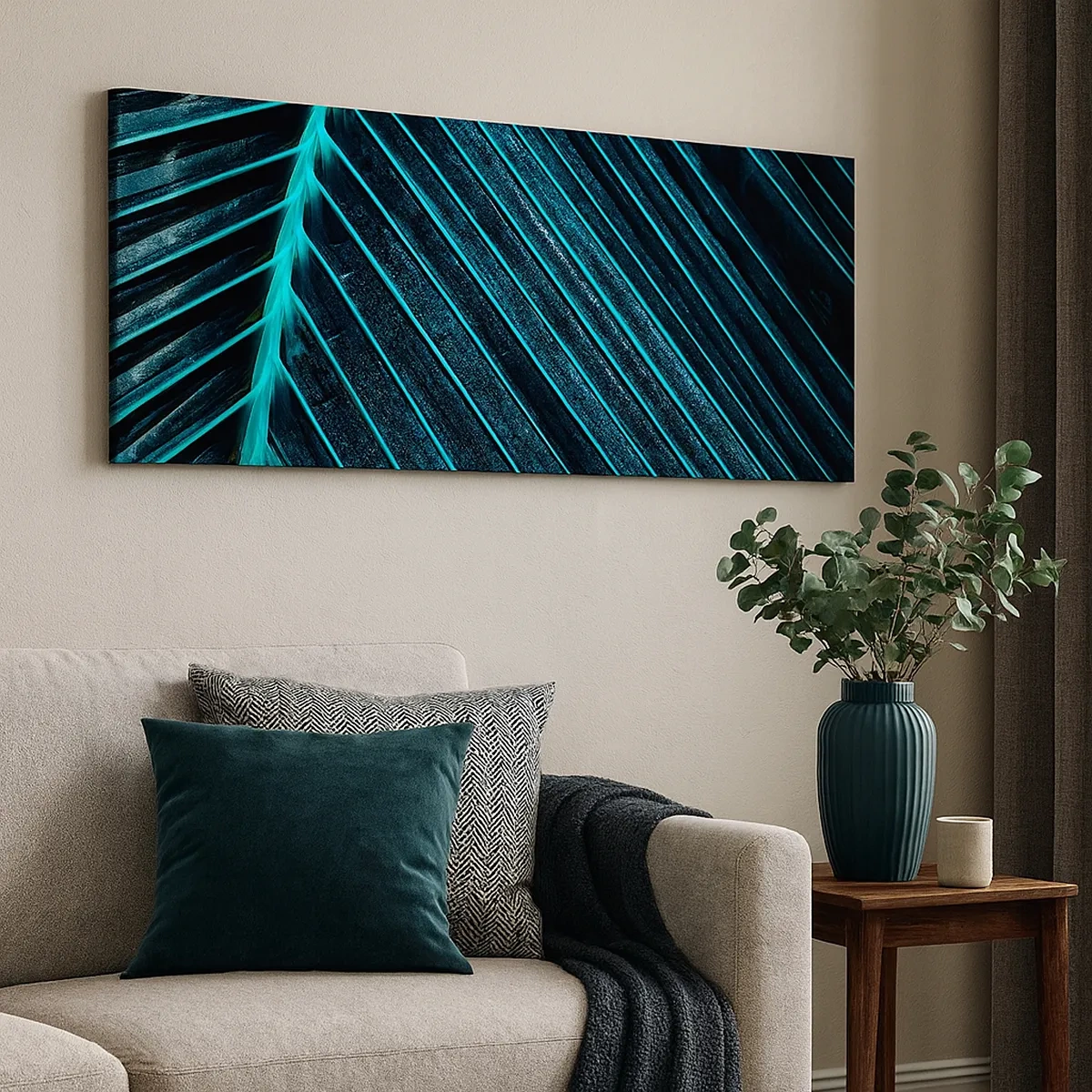 Schilderen op canvas - Groene textuur - 30x30 cm