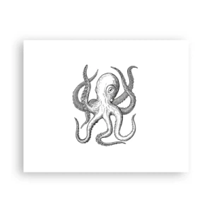 Poster - Dansend met de golven - 50x40 cm