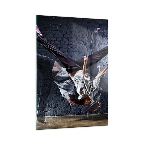 Schilderen op glas - Straatster - 50x70 cm