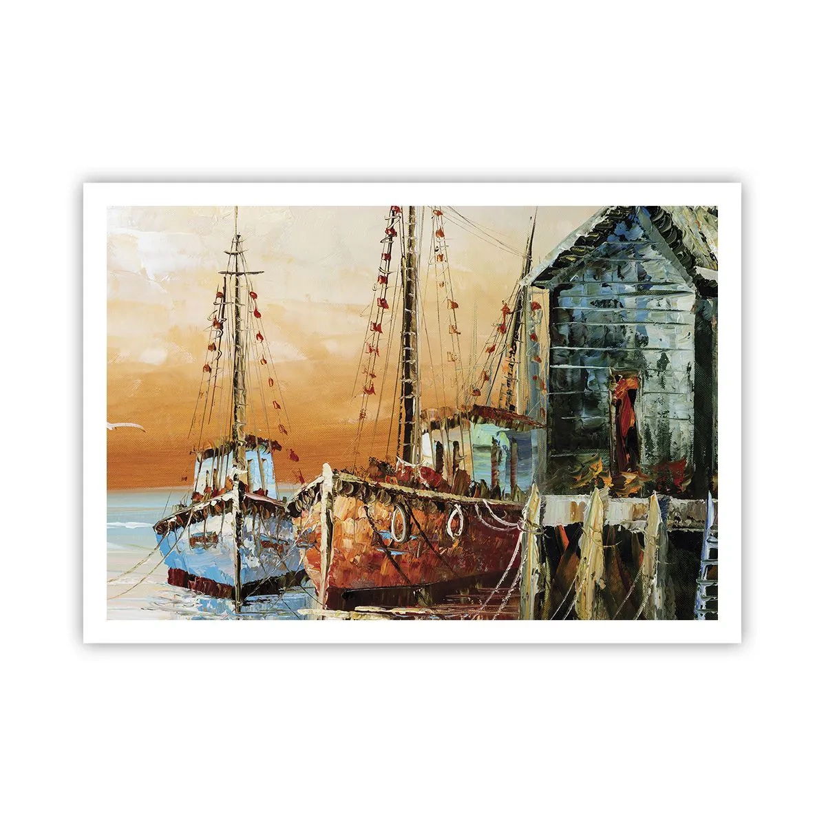 Poster - Een vreedzame terugkeer - 100x70 cm