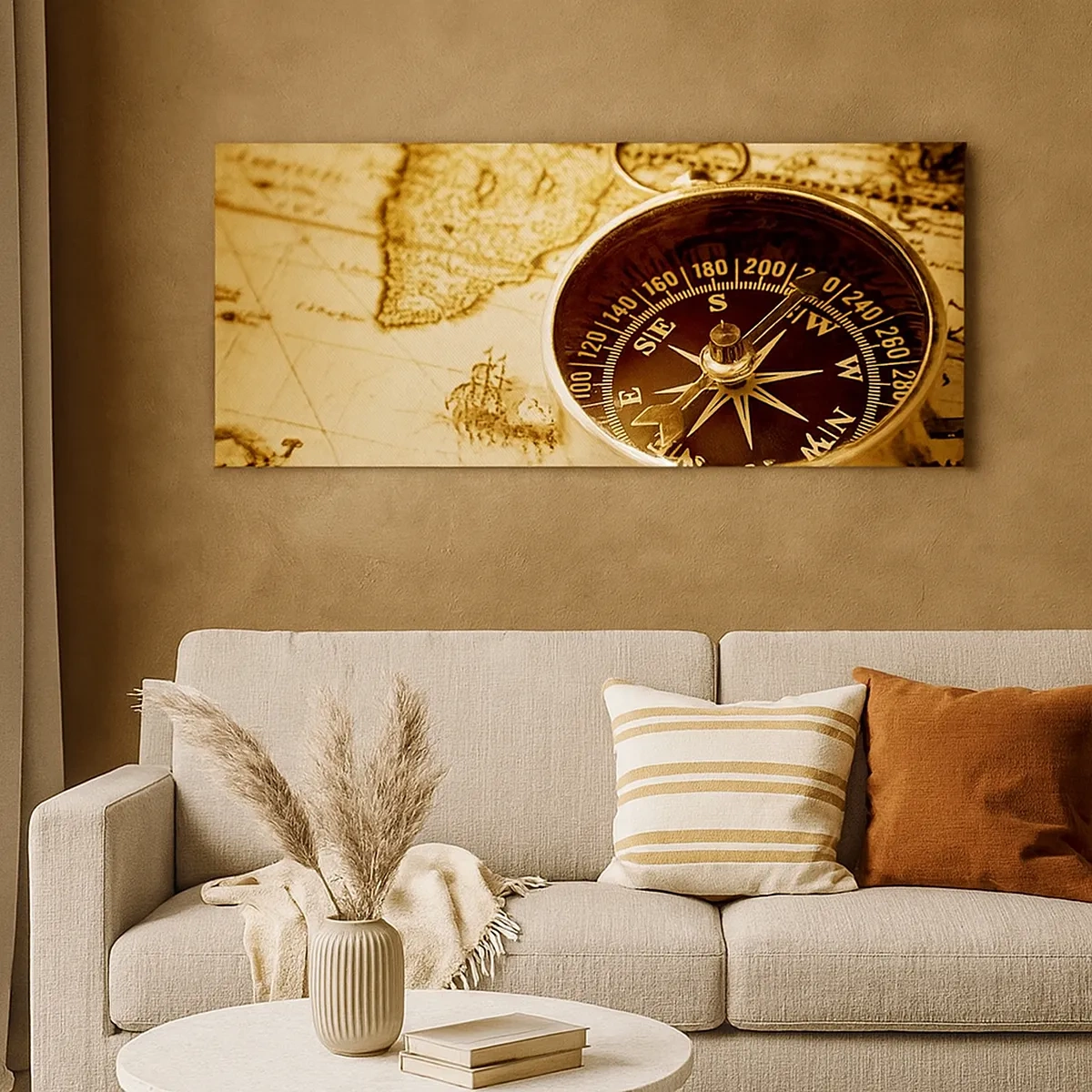 Schilderen op canvas - Oost of west? - 30x30 cm