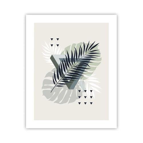 Poster - Natuur en geometrie - twee orden? - 40x50 cm