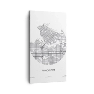 Schilderen op canvas - Anatomie van Vancouver - 45x80 cm