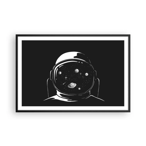 Poster in een zwarte lijst - Mooi uitzicht - 91x61 cm