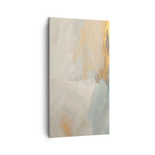 Schilderen op canvas - Abstractie – het land van zachtheid - 45x80 cm