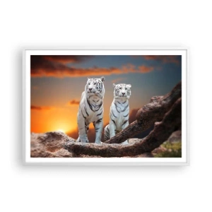 Poster in een witte lijst - Net als in Narnia - 100x70 cm