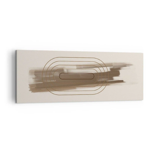 Schilderen op canvas - Een briesje grijs - 140x50 cm