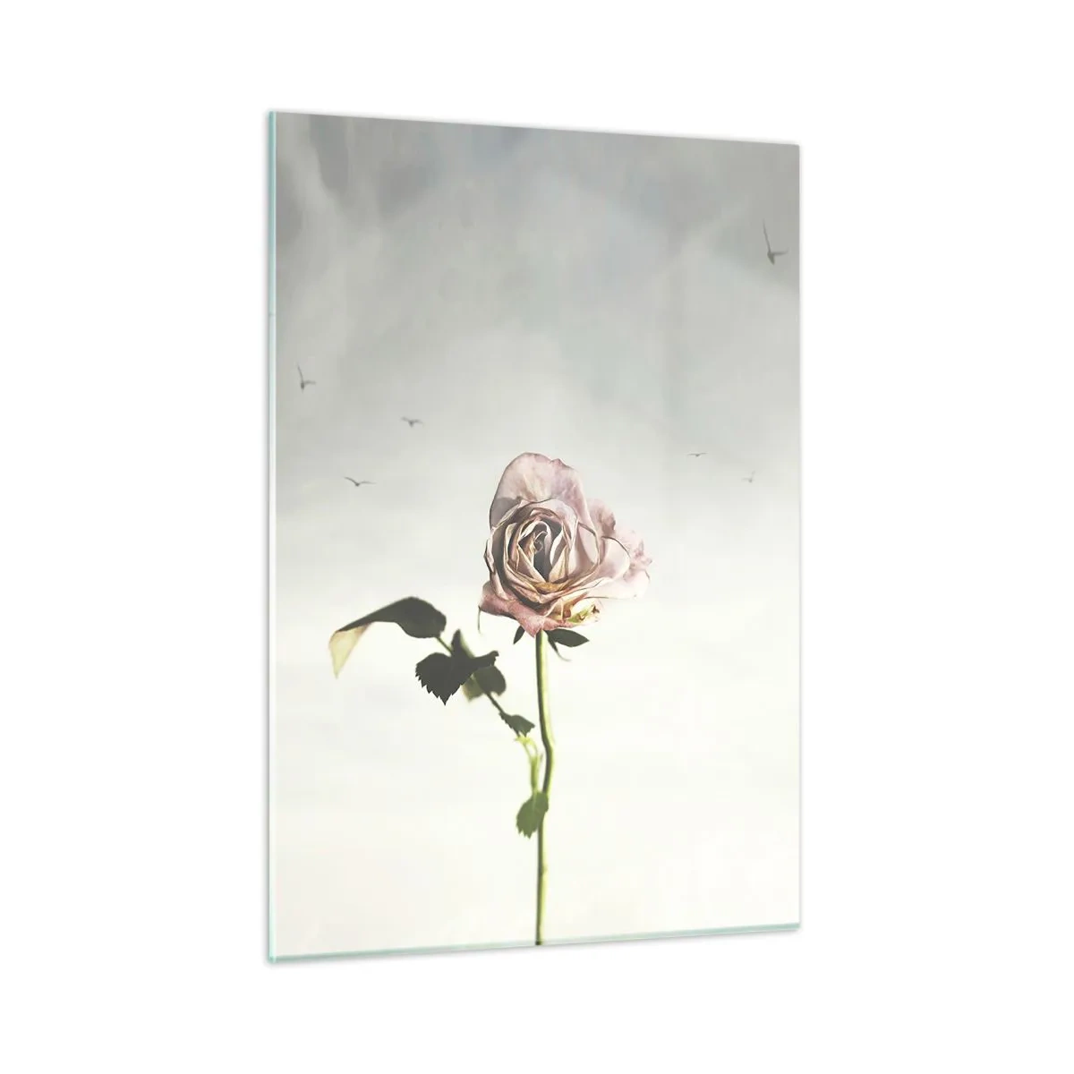 Schilderen op glas - Begroeting van de lente - 50x70 cm