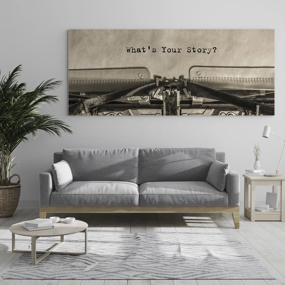 Schilderen op glas - Vertel het mee - 120x50 cm