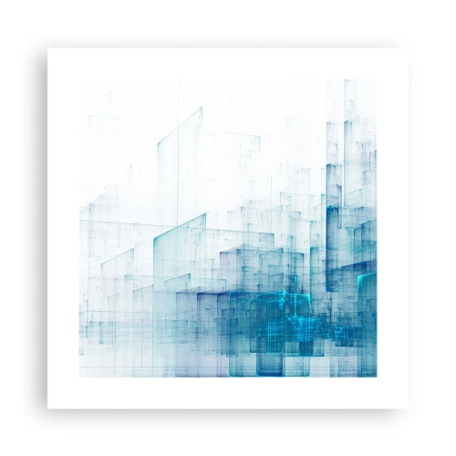 Poster - Hoe ruimte geworden is - 40x40 cm