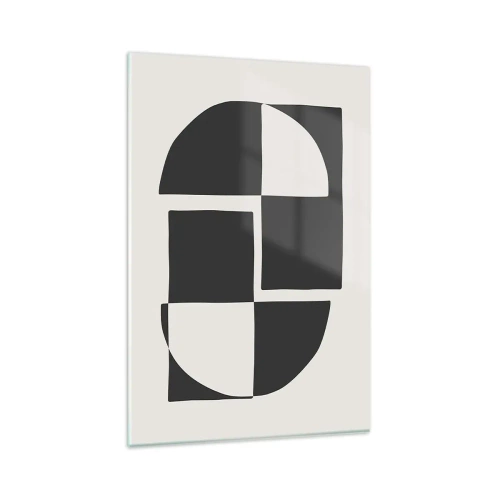 Schilderen op glas - Antithese - synthese - 80x120 cm