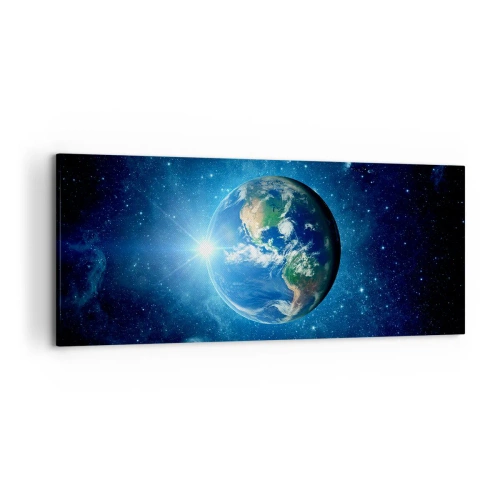 Schilderen op canvas - We zijn in de hemel - 120x50 cm