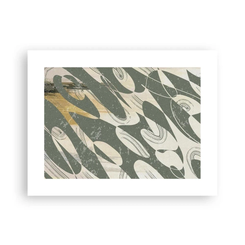 Poster - Ritmische abstractie - 40x30 cm