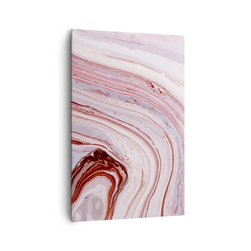 Schilderen op canvas - Rechtdoor, dan rechts naar beneden - 80x120 cm