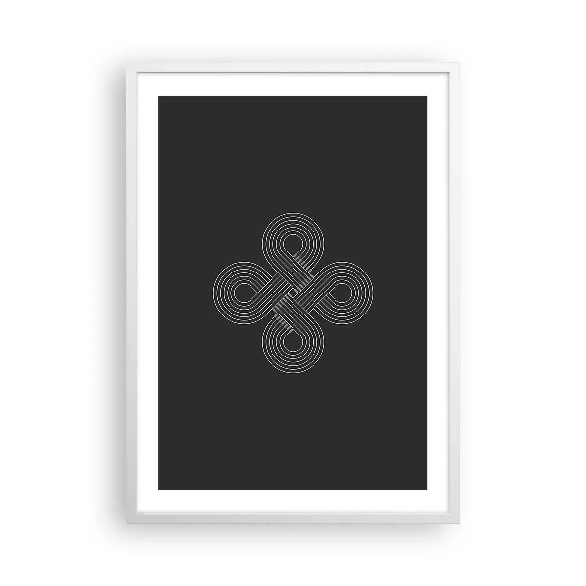 Poster in een witte lijst - In de Keltische geest - 50x70 cm