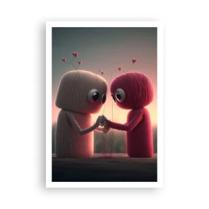 Poster - Iedereen mag liefhebben - 70x100 cm