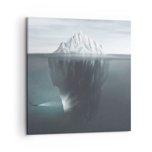 Schilderen op canvas - Onderwater mysterie - 50x50 cm