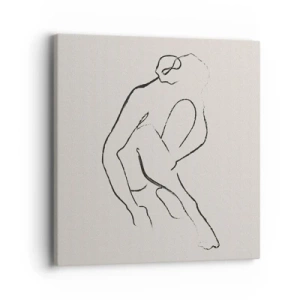 Schilderen op canvas - Intieme schets - 40x40 cm