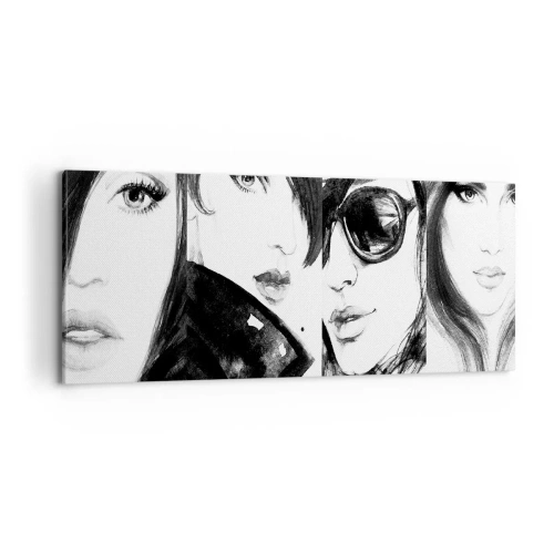 Schilderen op canvas - Schoonheid vermenigvuldigd - 100x40 cm