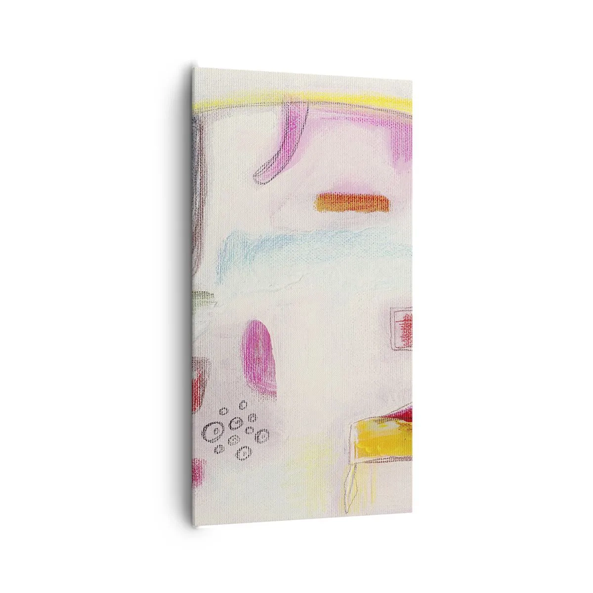 Schilderen op canvas - Meer bol dan hol of plat - 65x120 cm