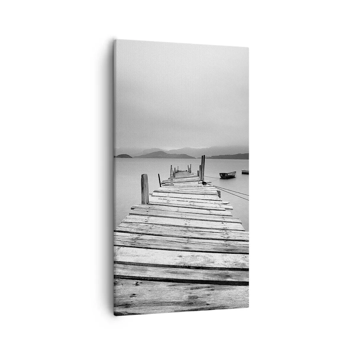 Schilderen op canvas - Achter bergen en zeeën - 55x100 cm