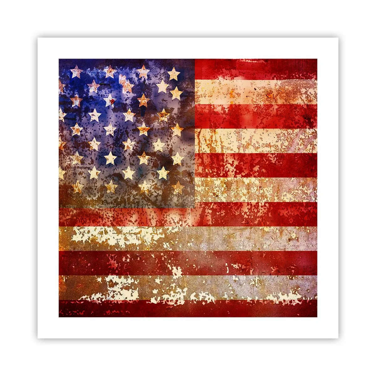 Poster - Glorie vervaagt niet - 50x50 cm