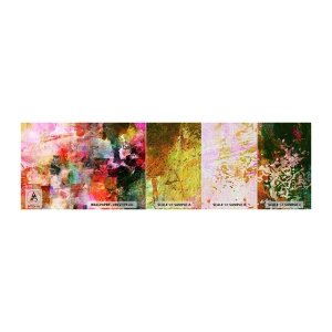 Fotobehang Monster Premium Canvas - Een reis door de rozen - Abstractie, Deel, Grafisch - 100x30 cm