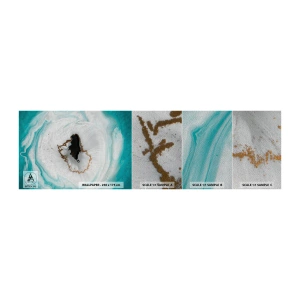 Fotobehang Monster Premium Sand - Binnendringen - Abstractie, Deel, Steen - 100x30 cm