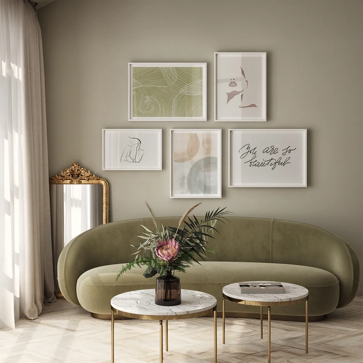Beautiful green olive - Inspiratie voor de woonkamer