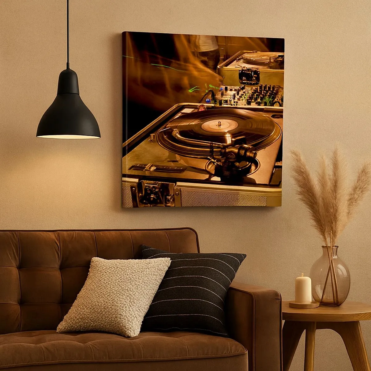 Schilderen op canvas - Voel je de kracht? - 30x30 cm