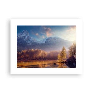 Poster - In bergen en dalen - 40x30 cm