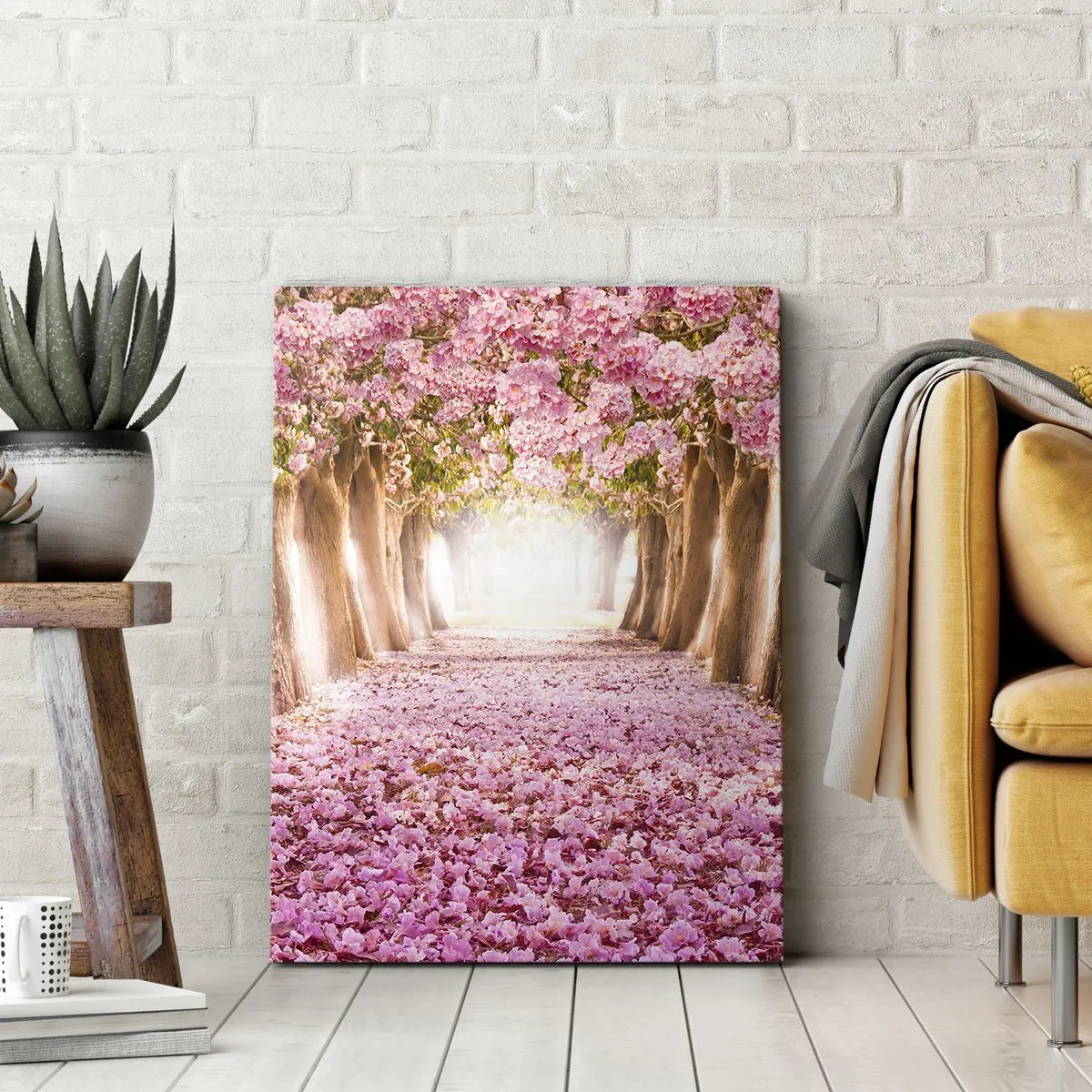 Schilderen op canvas - De weg naar het paradijs - 50x70 cm