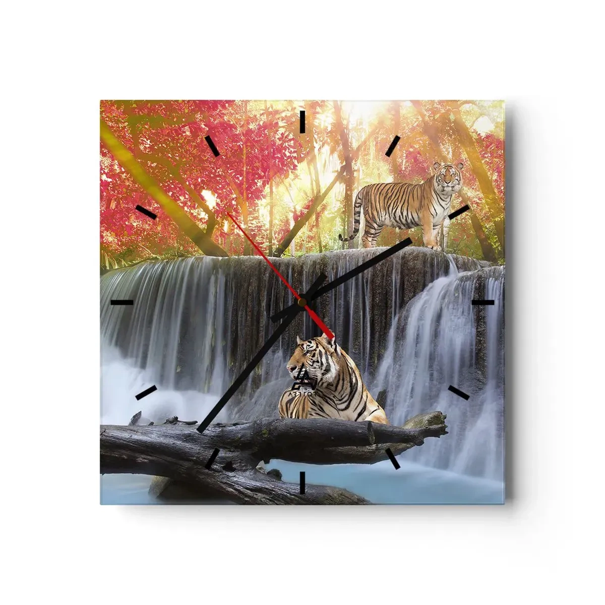 Wandklok - Klok - Surrealistisch landschap - 30x30 cm